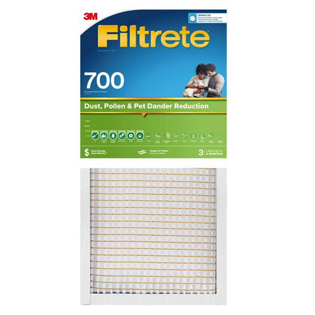 Filtrete 12 in. W X 36 in. H X 1 in. Polypropylene 700 MPR Pleated Air Filter 1 pk, Pack of 4