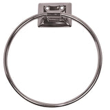 DECKO Chrome Silver Towel Ring Metal