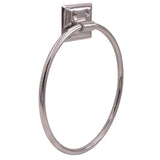 DECKO Chrome Silver Towel Ring Metal