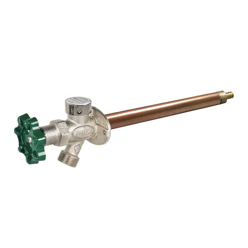 Prier 1/2 in. Crimp PEX in. Anti-Siphon Brass Freezeless Wall Hydrant
