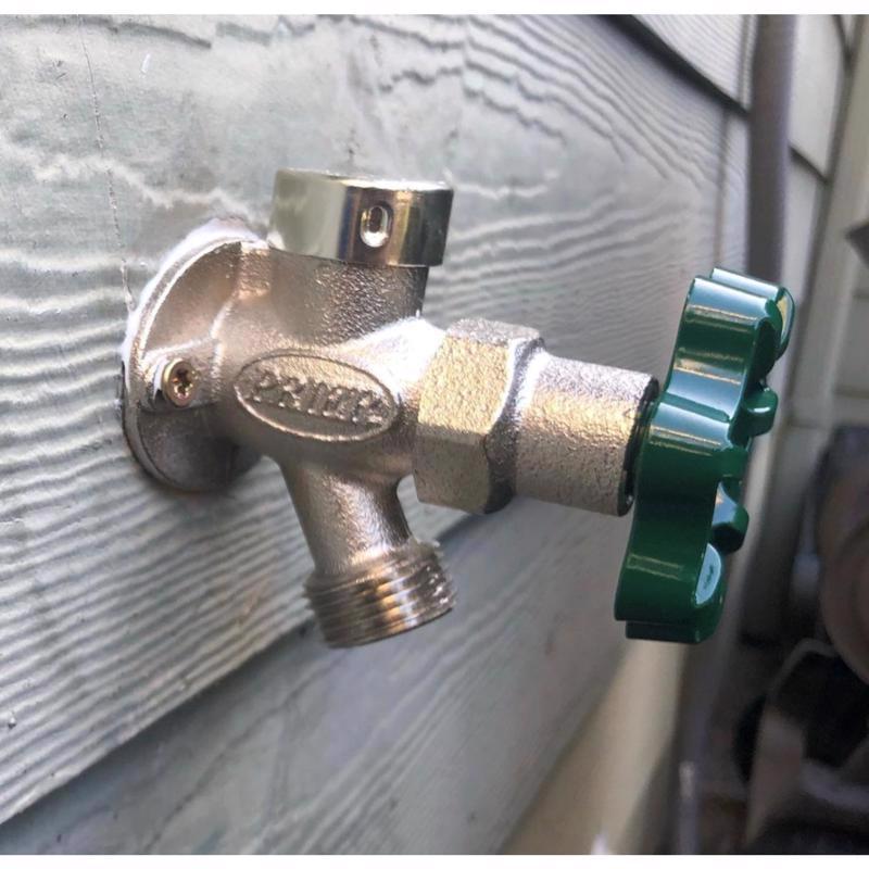 Prier 1/2 in. PEX in. Anti-Siphon Brass Freezeless Wall Hydrant
