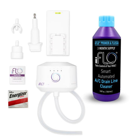 iFLO Air Conditioner Line Cleaner 11.18 in. W X 11.62 in. H White