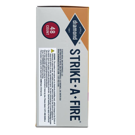 Diamond Strike-A-Fire Saw Dust Fire Starter 12 min, Pack of 8