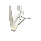 AC-Safe White Steel Mounting Support Bracket 23.45 in. L, Pack of 4