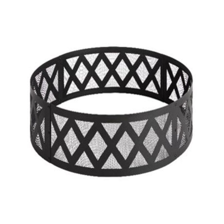 Living Accents 36 in. W Steel Round Wood Fire Pit