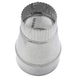 Imperial 4 in. D X 3 in. D Galvanized Steel Reducer with Crimp