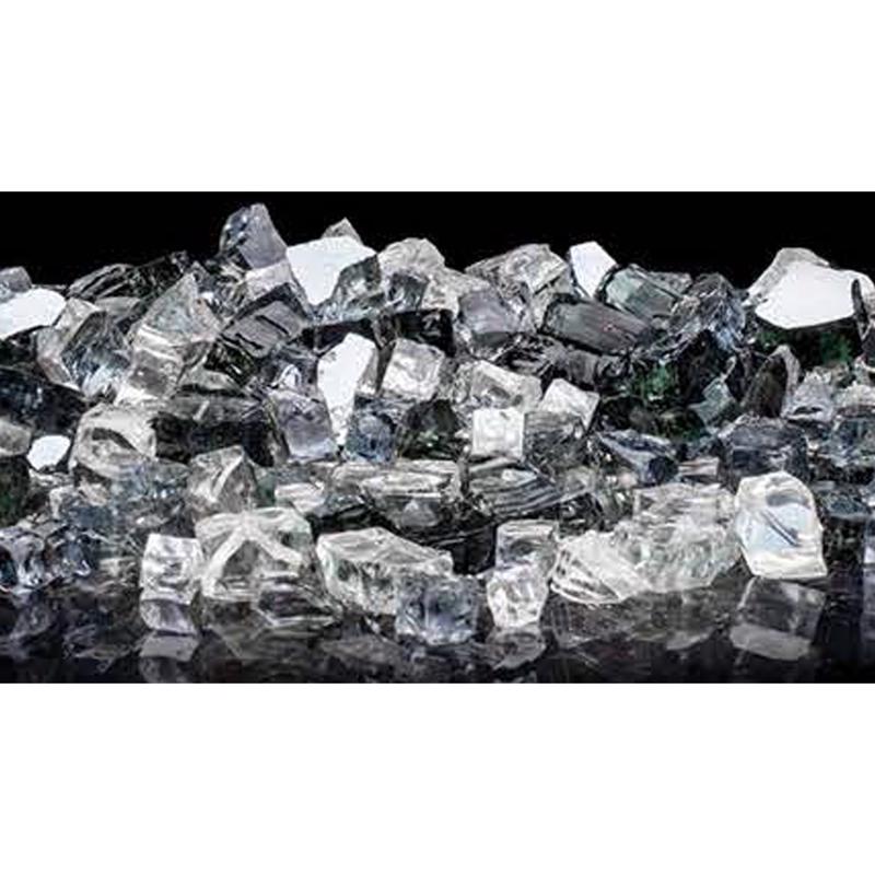 Bond Lava Midnight Sky Glass Fire Bowl Filler 8.66 in. H X 4.92 in. W X 5.12 in. D