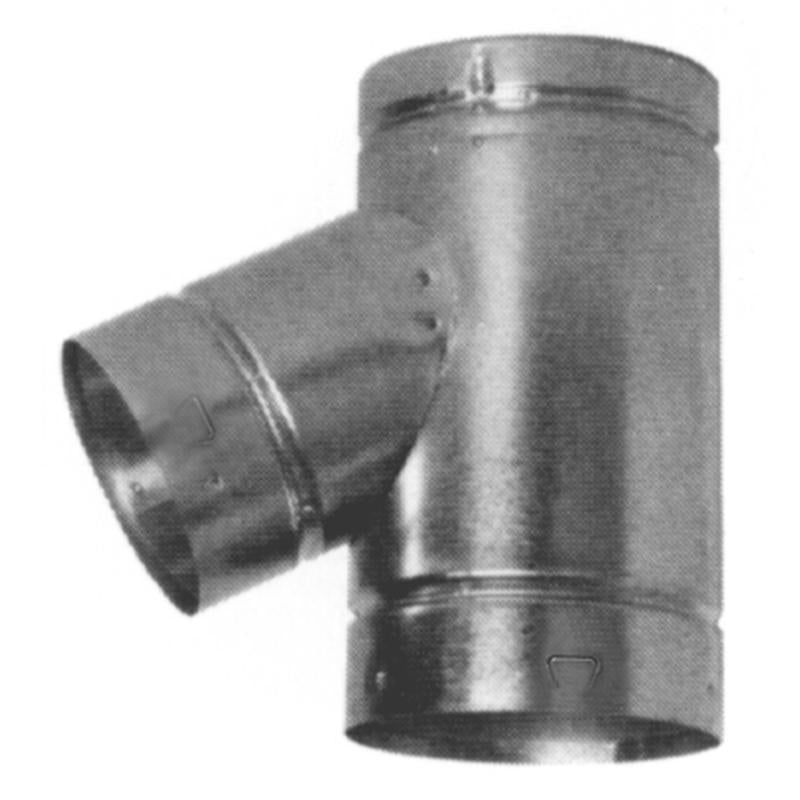 Selkirk 6 in. D X 11 in. L Aluminum/Galvanized Steel Double Wall Stove Pipe, Pack of 3