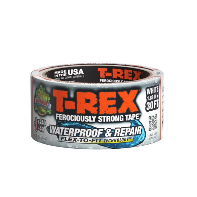 T-Rex 1.88 in. W X 10 yd L White Waterproof Repair Tape, Pack of 6