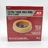 Ace Toilet Bowl Gasket with Wax & Flange, Pack of 12