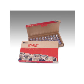 RectorSeal Novent Locking Refrigerant Caps 11.4 in. W X 1.2 in. H Silver