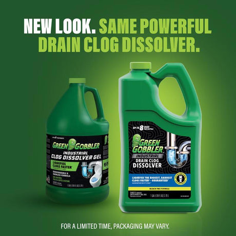 Green Gobbler Liquid Drain Clog Remover 1 gal, Pack of 4
