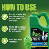 Green Gobbler Liquid Drain Clog Remover 1 gal, Pack of 4