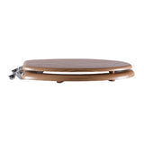 Oakbrook Collection Sheridan Round Oak Wood Toilet Seat