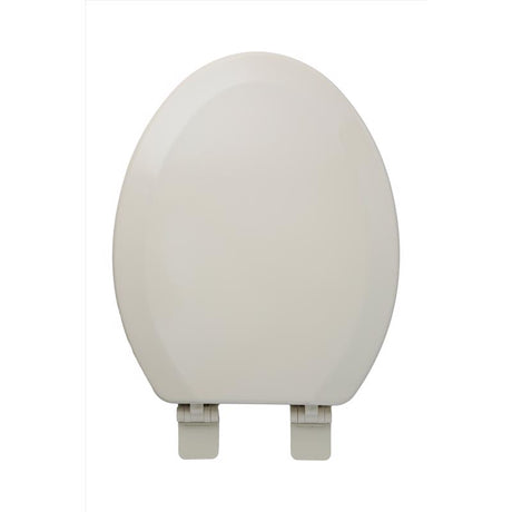 Oakbrook Collection Laurel Elongated Bone Wood Toilet Seat