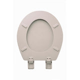 Oakbrook Collection Laurel Round Biscuit Wood Toilet Seat