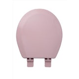 Oakbrook Collection Laurel Round Pink Wood Toilet Seat