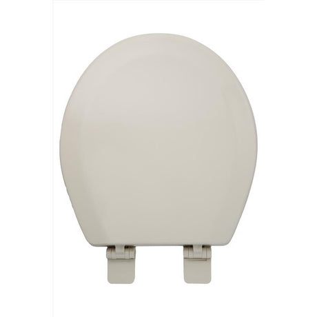 Oakbrook Collection Laurel Round Bone Wood Toilet Seat