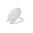 Oakbrook Collection Round White Wood Toilet Seat, Pack of 6