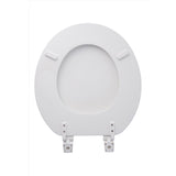 Oakbrook Collection Round White Wood Toilet Seat, Pack of 6