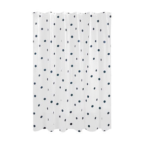 iDesign 72 in. H X 72 in. W White Frost Shower Curtain PEVA, Pack of 2