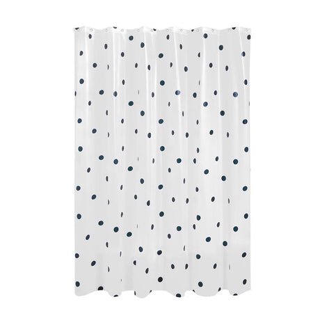 iDesign 72 in. H X 72 in. W White Frost Shower Curtain PEVA, Pack of 2