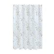iDesign 72 in. H X 72 in. W White Leaves Frost Shower Curtain PEVA, Pack of 2