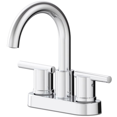 Oakbrook Collection Alexis Chrome Modern Centerset Bathroom Sink Faucet 4 in.