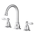 Oakbrook Collection Jennifer Chrome Traditional Widespread Bathroom Sink Faucet 8 in.