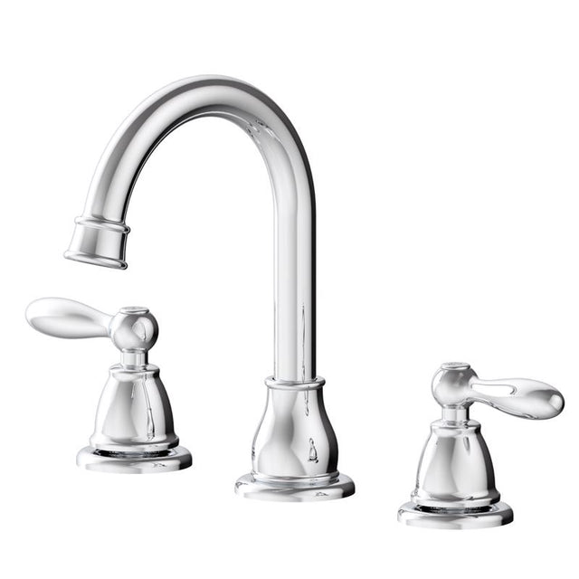 Oakbrook Collection Jennifer Chrome Traditional Widespread Bathroom Sink Faucet 8 in.