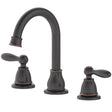 Oakbrook Collection Jennifer Oil Rubbed Bronze Traditional Widespread Bathroom Sink Faucet 8 in.