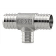 Plumbeeze 1 in. PEX X 1 in. D PEX Stainless Steel Tee