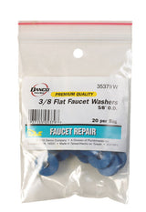 Danco 3/8 in. D Plain Rubber Washer 20 pk