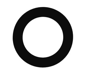 Danco 1-1/8 in. D Rubber Dielectric Union Washer 10 pk, Pack of 5