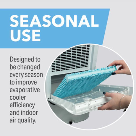 Perfect Aire 17.5 in. H X 12 in. W Blue Cardboard Evaporative Cooler Filter