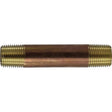 Anderson Metals 1/2 in. MPT in. X 1/2 in. D MPT Red Brass Close Nipple 0.87 in. L