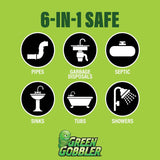 Green Gobbler Gel Hair Clog Remover 64 oz, Pack of 4