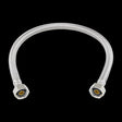 BrassCraft Plumbshop 1/2 in. D X 1/2 in. D X 20 ft. L Braided Stainless Steel Hose
