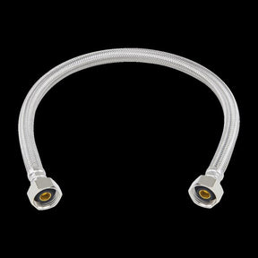 BrassCraft Plumbshop 1/2 in. D X 1/2 in. D X 20 ft. L Braided Stainless Steel Hose