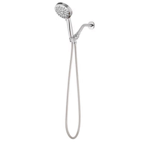Oakbrook Collection Brushed Chrome ABS Plastic 8 settings Handheld Showerhead 1.8 gpm