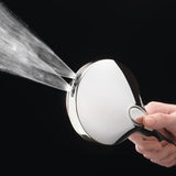 Oakbrook Collection Brushed Chrome ABS Plastic 8 settings Handheld Showerhead 1.8 gpm