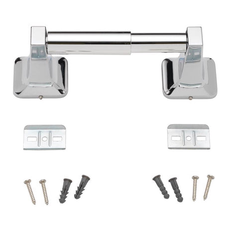OakBrook Chrome Metallic Toilet Paper Holder