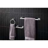 OakBrook Collection Chrome Silver Zinc Towel Bar Set