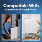 Filtrete Advanced Allergen 18 in. W X 20 in. H X 1 in. Polypropylene 1500 MPR Pleated Air Filter 1 p, Pack of 4