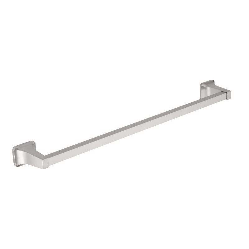OakBrook Collection Brushed Nickel Towel Bar 25 in. L Die Cast Zinc