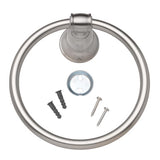 OakBrook Collection Brushed Nickel Towel Ring Die Cast Zinc