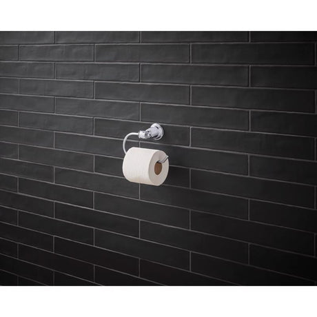OakBrook Chrome Metallic Toilet Paper Holder
