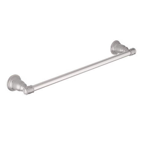 OakBrook Collection Brushed Nickel Towel Bar 18 in. L Die Cast Zinc