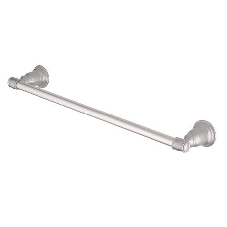 OakBrook Collection Brushed Nickel Towel Bar 18 in. L Die Cast Zinc