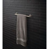 OakBrook Collection Brushed Nickel Towel Bar 18 in. L Die Cast Zinc